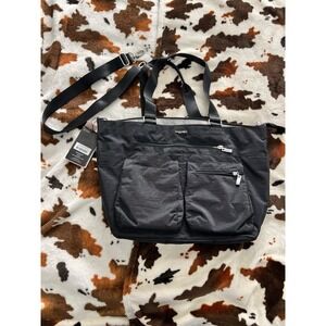 BAGGALLINI Any Day Laptop Crossbody Tote Bag - Black With SHOULDER STRAP